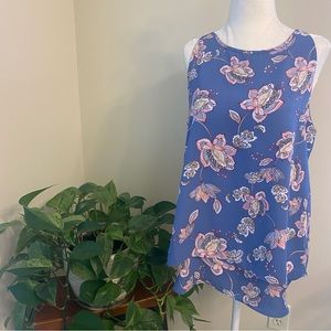 St. Tropez Sleeveless Powder Blue Tunic